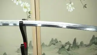 NEW katana worth to try~~ choji hamon and painted saya