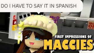 TROLLING WORKERS AT ANOTHER ROBLOX MCDONALDS | First Impressions of Maccies Restaurant | ROBLOX