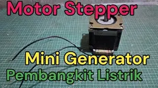 Dinamo motor stepper mini generator
