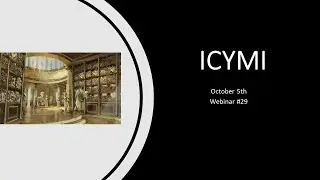 Exosomes Webinar 29 - ICYMI