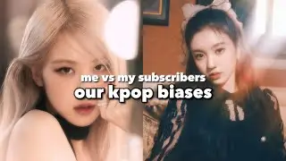 me and my subs biases in each girl group!