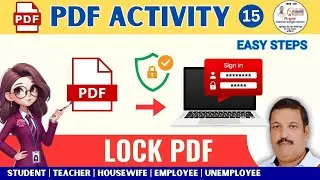 HOW TO LOCK PDF FILE  |PDF USE FOR FREE