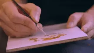 Détail - Documentaire Restauration de tableaux