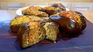 БАКЛАЖАНЫ В ДУХОВКЕ ФАРШИРОВАННЫЕ
