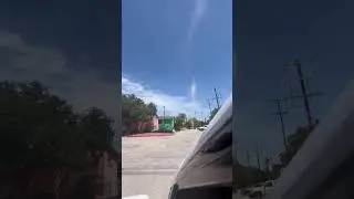 Dust devil forms in San Antonio.  Not surprising given the record heat. Courtesy: Michelle Crossland