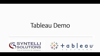 - Tableau Demo: Quick Tutorial to Getting Started with Tableau Desktop