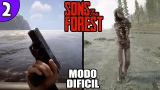 PORRA, PISTOLA Y RAIDS #2 (MODO DIFICIL) | SONS OF THE FOREST | HISTORIA y GAMEPLAY