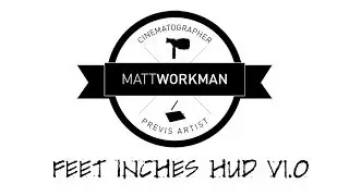 Feet Inches HUD v1.0 for Maya MEL
