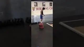 20 Inch Single Leg Reverse Box Jump Warm Up