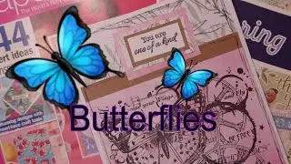 Magazine card🦋Come Craft with me💖