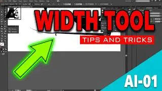 How to use width tool in adobe illustrator tips and tricks
