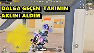 DALGA GEÇEN TAKIMIN AKLINI ALDIM ! BATUR GAME SOLO SQUAD PUBG MOBİLE