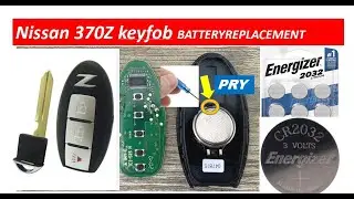 Nissan 370z Remote key Fob Battery Replacement