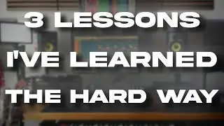 3 Lessons I learned Being In the Studio With Artists