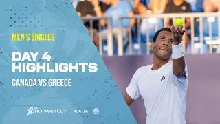 Félix Auger-Aliassime 🇨🇦 VS Stefanos Tsitsipas 🇬🇷 Highlights Day 4 - Hopman Cup 2025