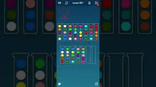 BALL SORT PUZZLE LEVEL 457
