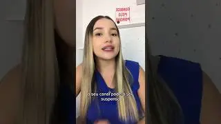 O seu canal será deletado se você fizer isso #youtubeshorts