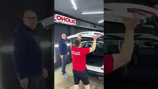 Skoda Kodiaq. Installed towbar and trunk drive