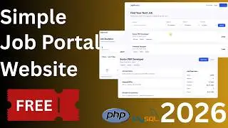 Job Portal System using PHP & MySQL | MVC Architecture | Free Source Code 2026