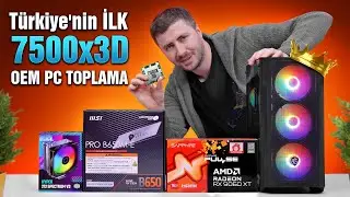 Türkiye'S FIRST 7500x3D PC ASSEMBLY GUIDE (9060 XT 16GB)