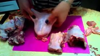 Как разделать курицу