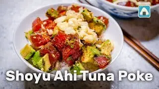 Hawaiian Shoyu Ahi Tuna Poke