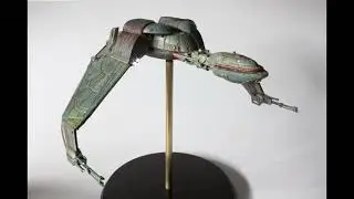 1/350 Klingon Bird of Prey with lights and mods