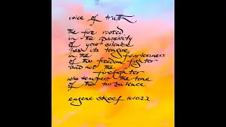 Eugene Skeef writing voice of truth