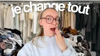 I'M REBUILDING MY WARDROBE WITHOUT FAST FASHION (sorting, thrifting & addresses)