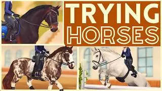 Trying Horses: Searching for My DREAM Show Jumper! | Star Stable Roleplay
