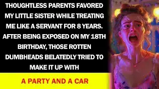 Hypocrite parents adored my sister and neglected me for 8 years, yet pretended to be fair outside