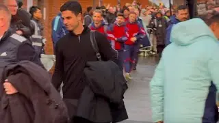 Crystal Palace 1-5 Arsenal (FT) LIVE Arsenal Bus 🚌 Mikel Arteta Bukayo Saka Martin Ødegaard arrives