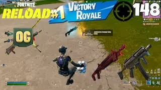 148 Eliminations Speed Run OG Fortnite Reload | High Kill Win only Gameplay | Keyboard & Mouse |