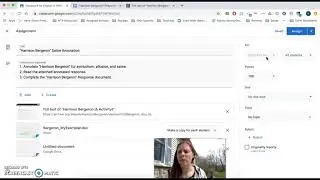 Create an Assignment in Google Classroom