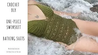 How to crochet Bathing suit/ One Piece ~ DIY crochet bodysuit ~ Crochet Swimwear tutorial