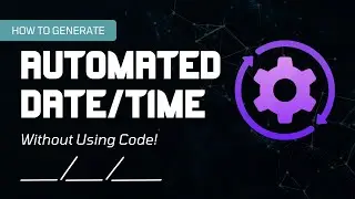 How to Enter Data into Text Files and Get Automated Date/Time Stamps WITHOUT Using Code