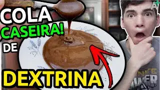 Como fazer  COLA CASEIRA de DEXTRINA! (aguentou DEZ QUILOS)