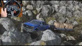 На Ford F- 450 на скалы | On the Ford F-450 to the rocks | Logitech G29