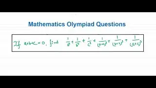 Scary But Easy To Solve || Olympiad Question #mathtricks #mathematics #algebra #viral