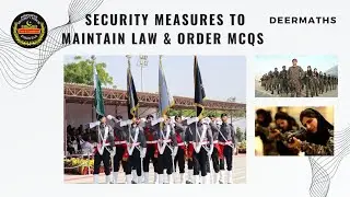 Security Measures to Maintain law and order Mcqs | DeerMaths