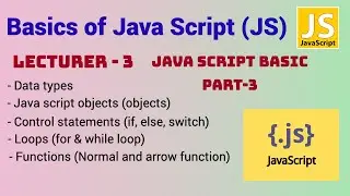 JavaScript Tutorial for Beginners: Learn JavaScript Basics -Part-3 | hindi