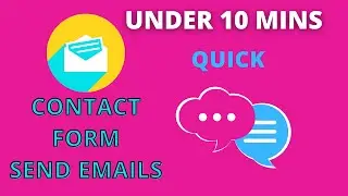Send emails from an HTML contact form.