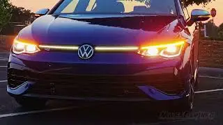 👉AT NIGHT: 2023 VW Golf R -- Lighting Review & Night Drive Volkswagen