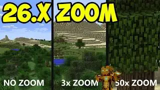 Minecraft 1.21.1 ZOOM MOD - how to use (Spotlight) (Fabric) (x50 zoom)