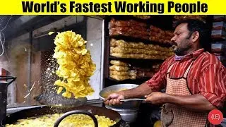 Worlds FASTEST workers doing their jobs - SUPER HUMANS