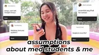 reading assumptions about medical students & me + swimming in an inflatable pool 💦