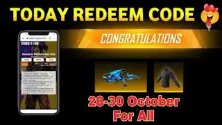 Free Fire Redeem Code Today | 28 October Redeem Code Free Fire | FF Redeem Code Today 28 October