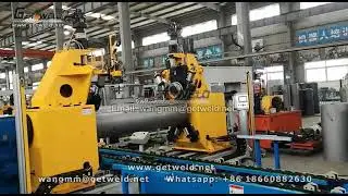 Heat pump water heater tanks making machine - 03 Edge flaring / expanding machine