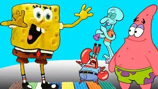 SpongeBob SquarePants - What is he? 😱 Sculpting SpongeBob with Horror Maker