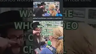 Zionist Woman loses it over Palestine Flag held by Jews